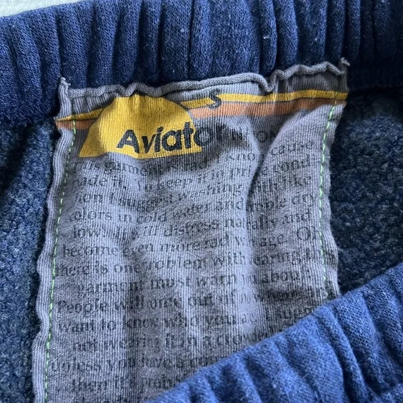 Aviator Nation 5 STRIPE SWEATPANTS - NAVY // BLUE - Picture 5 of 6